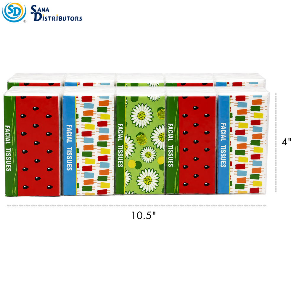 Facial Pocket Tissues hb-21043 10pcs-10pk