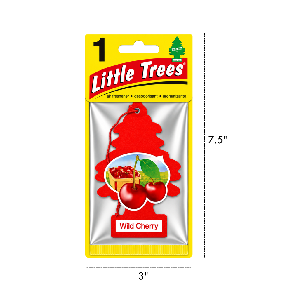 Little Trees Car Freshener Wild Cherry 1pc ($21.36 for 24pcs