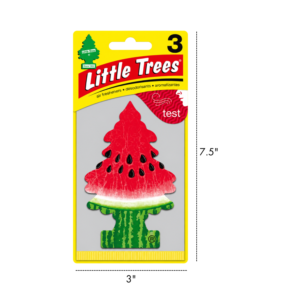 Little Trees Car Freshener Watermelon 3pcs