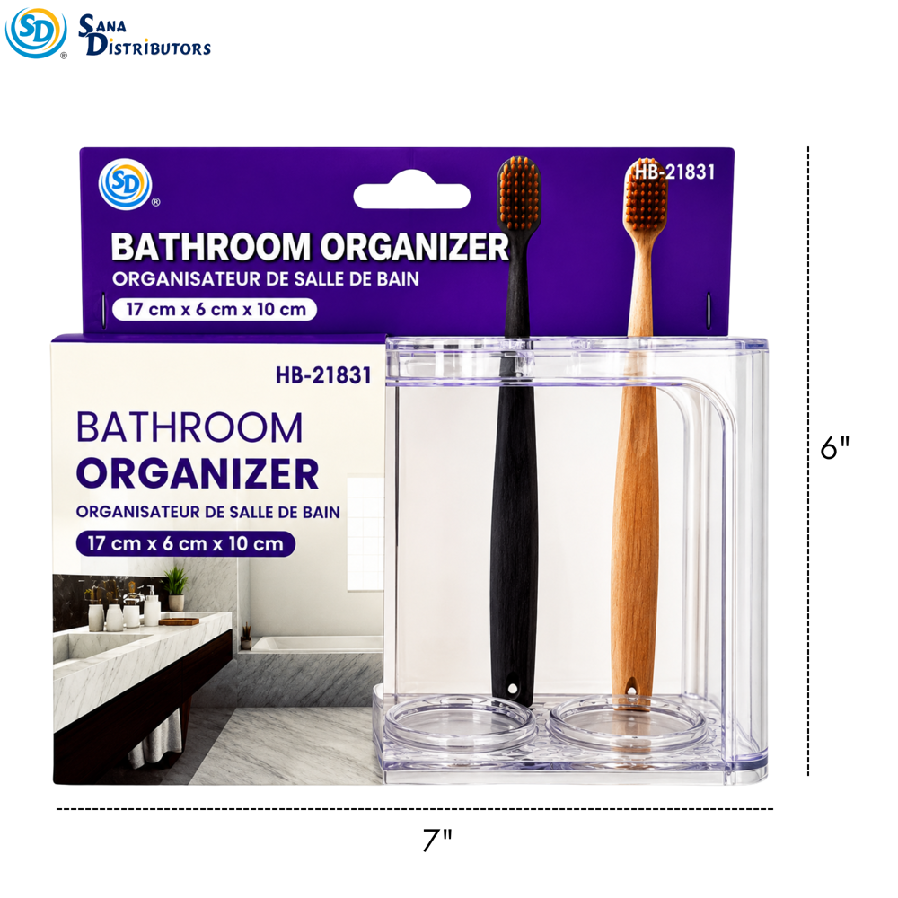Sd Toothbrush Bathroom Organizer