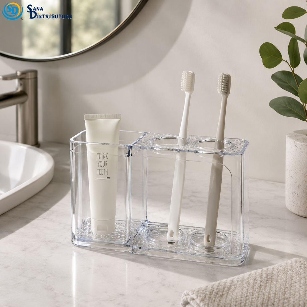 Sd Toothbrush Bathroom Organizer