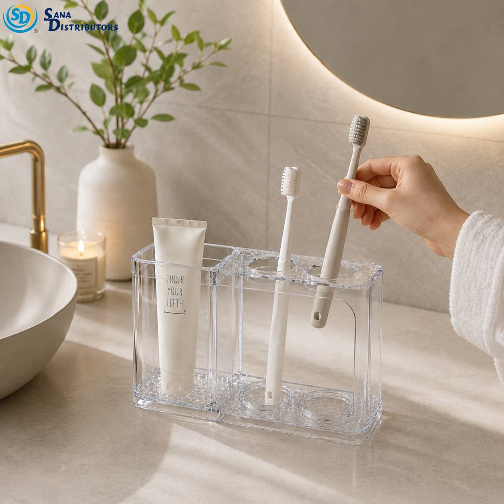 Sd Toothbrush Bathroom Organizer