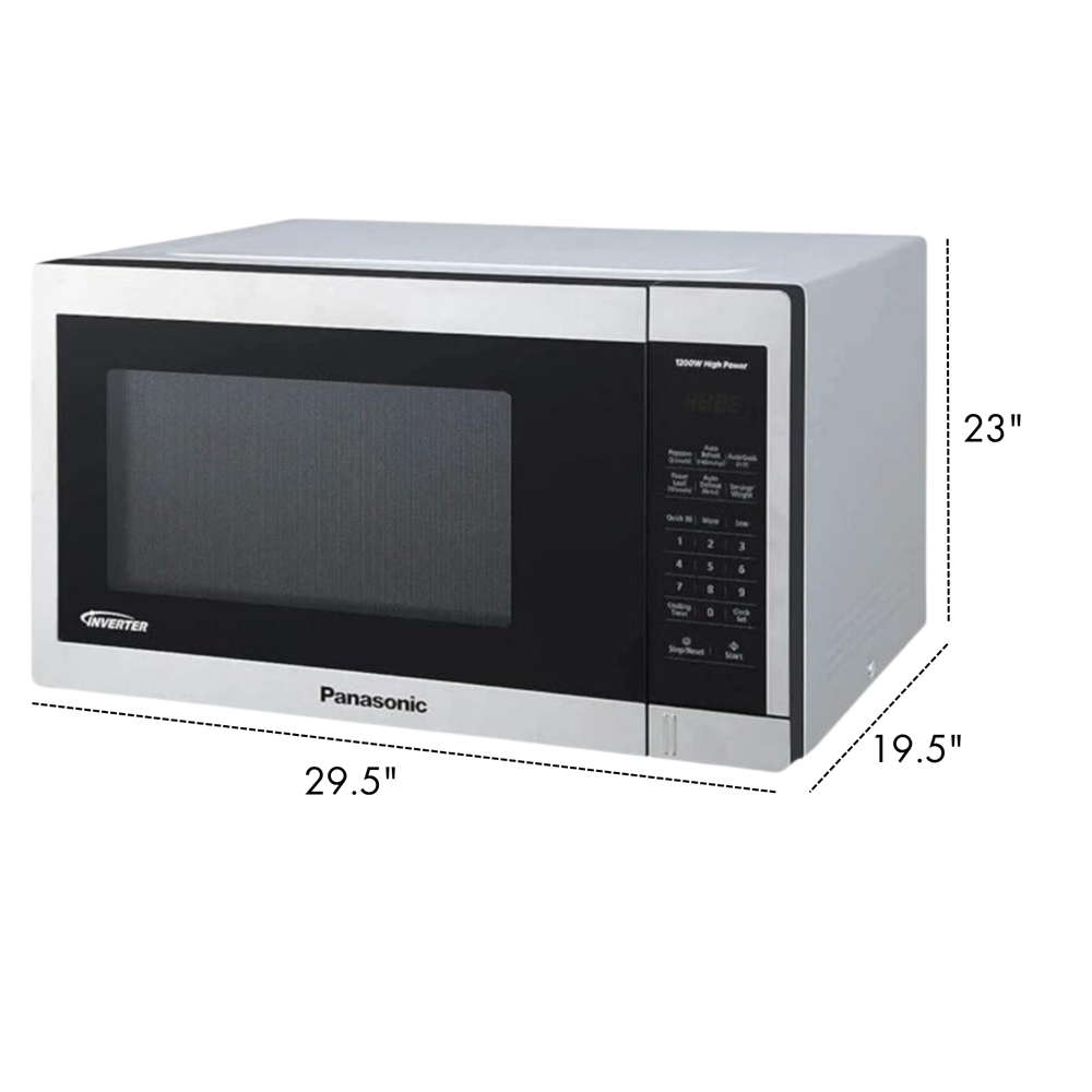 Panasonic Microwave Oven - St.steel - 1200w #nn-sc678s (Ref.)
