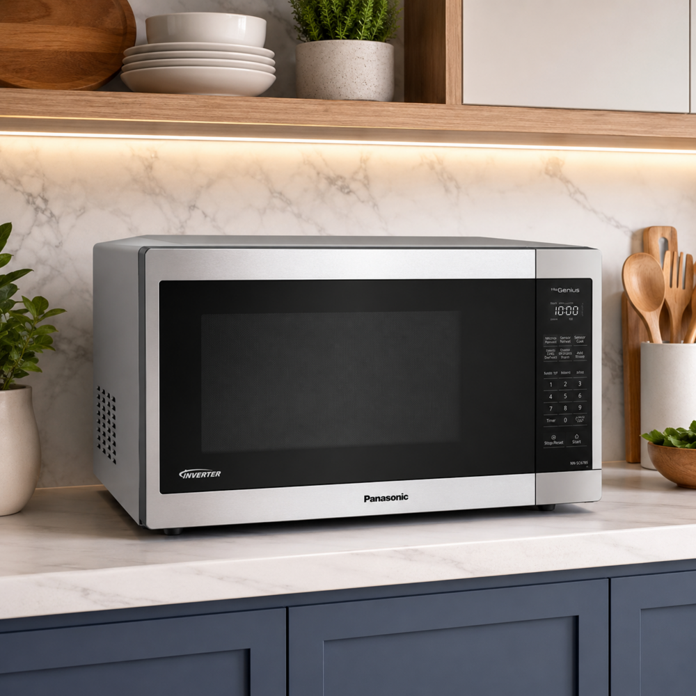 Panasonic Microwave Oven - St.steel - 1200w #nn-sc678s (Ref.)