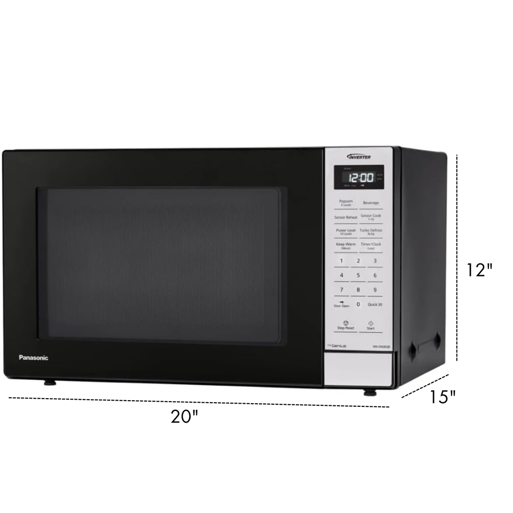 Panasonic Microwave Oven - Black- 1250w #nn-sn68qb (Ref.)