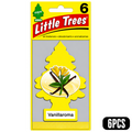 Little Trees Car Freshener Vanillaroma 6pcs