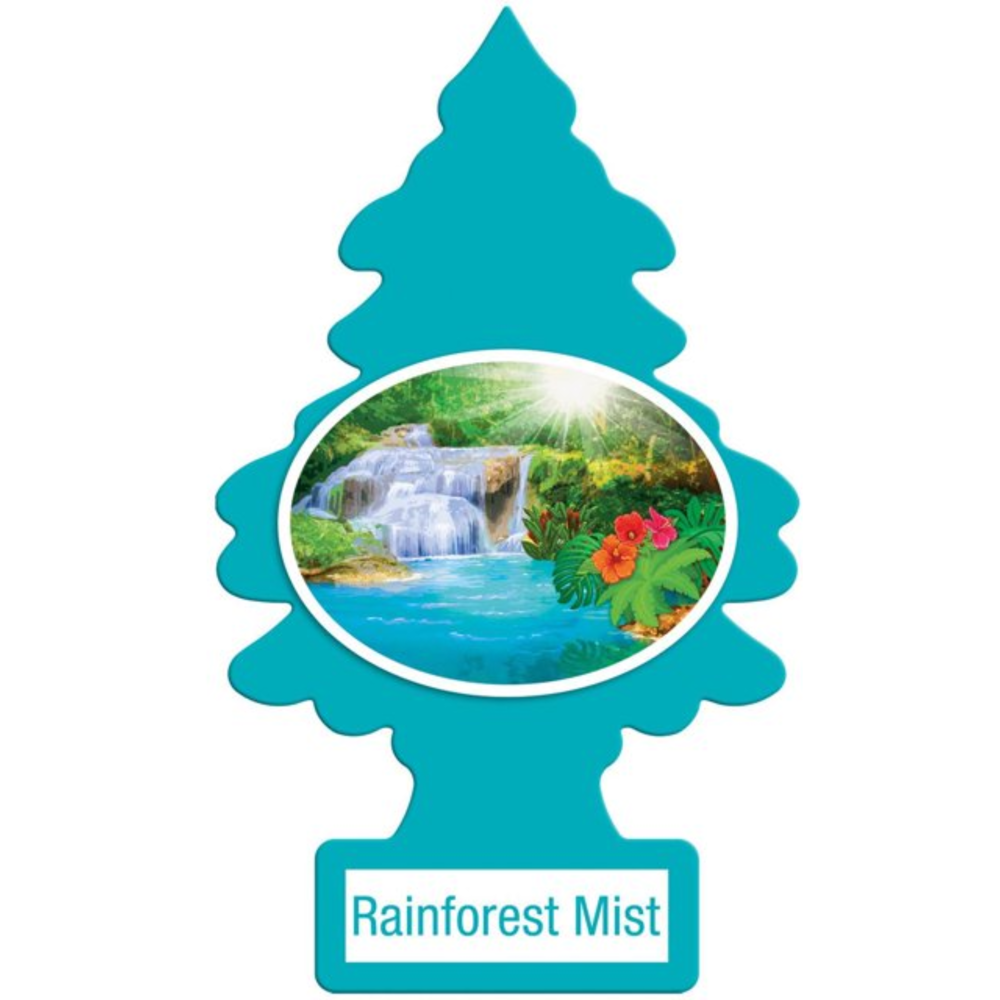 Little Trees Car Freshener Rainforest Mist 6pk- hh-18326rm