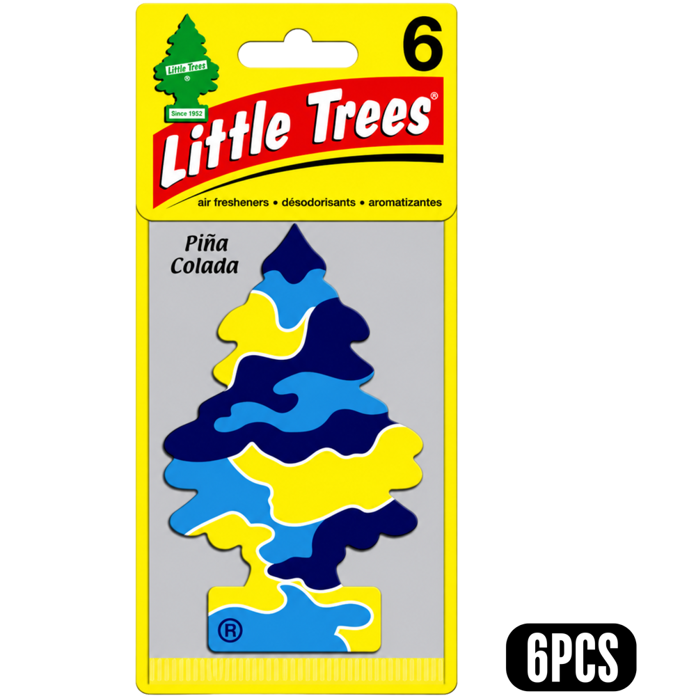 Little Trees Car Freshener Pina Colada 6pk- hh-18324pc