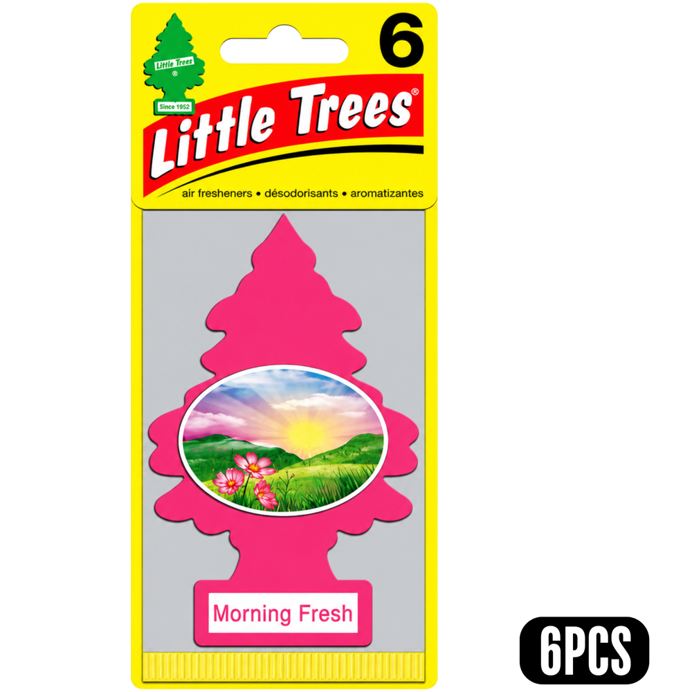 Little Trees Car Freshener Morning Fresh 6pcs