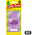 Little Trees Car Freshener Lavender 6pcs