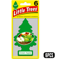 Little Trees Car Freshener Green Apple 6pcs