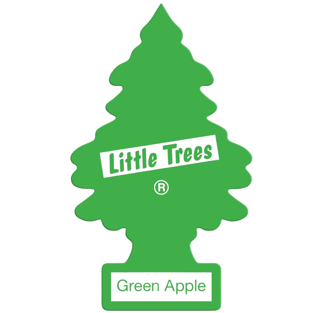 Little Trees Car Freshener Green Apple 6pcs
