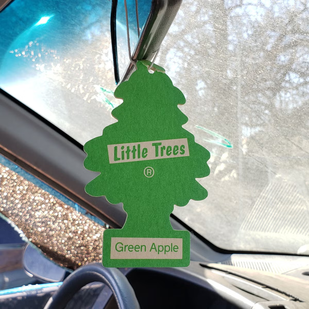 Little Trees Car Freshener Green Apple 6pcs