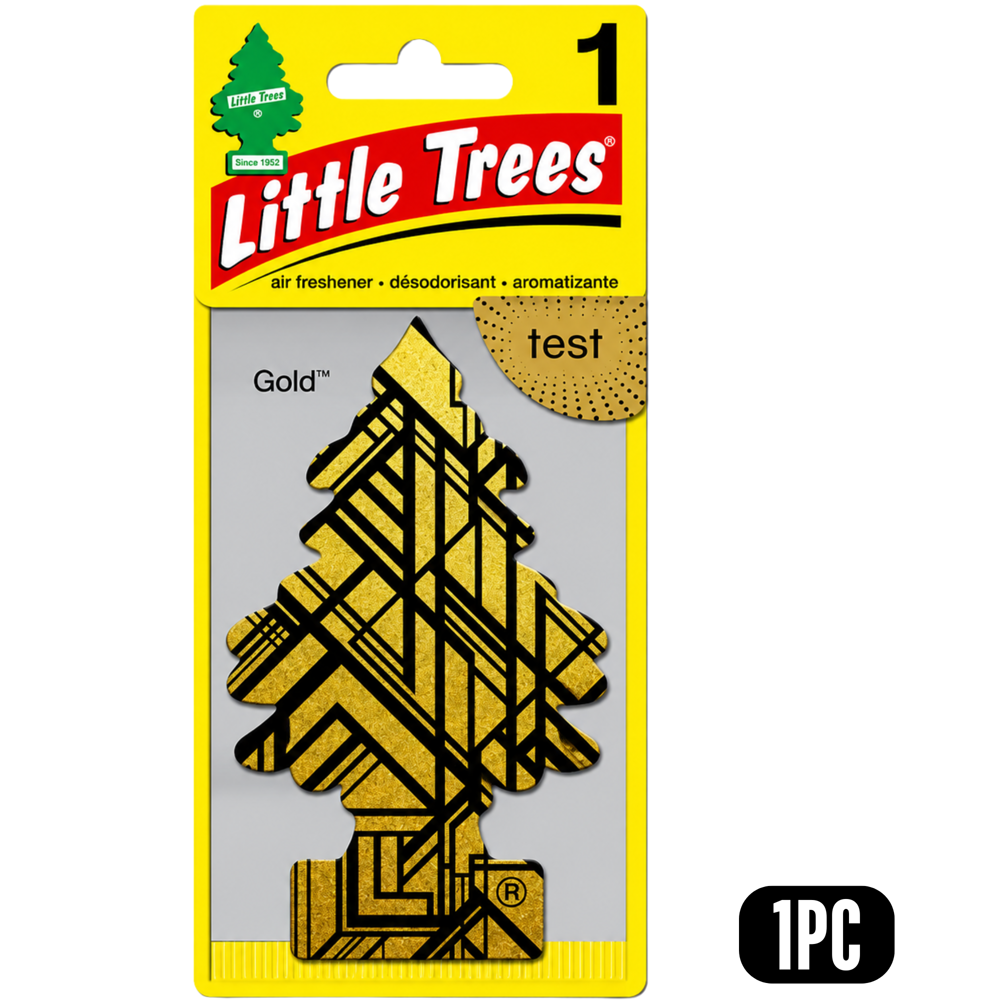 Little Trees Car Freshener Gold 1pc ($21.36 for 24pcs)