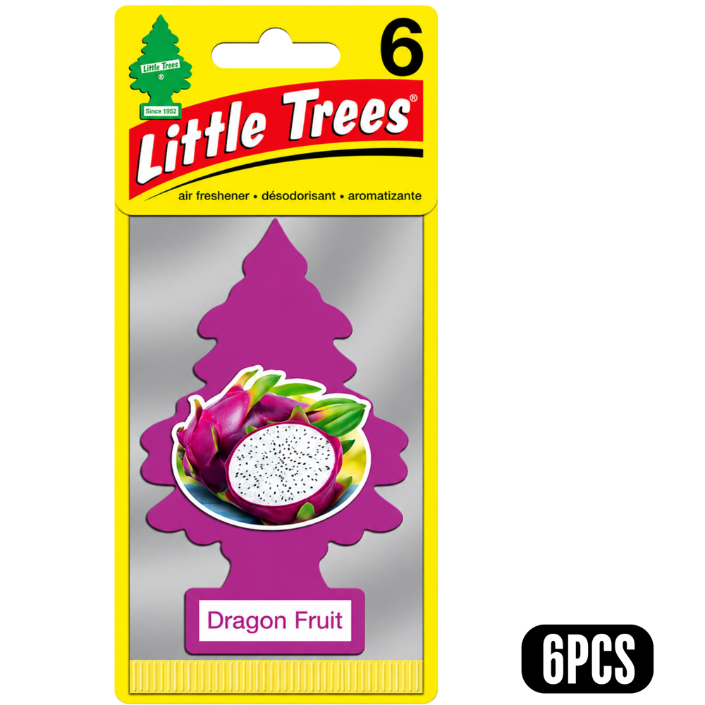 Little Trees Car Freshener Dragon Fruit 6pcs
