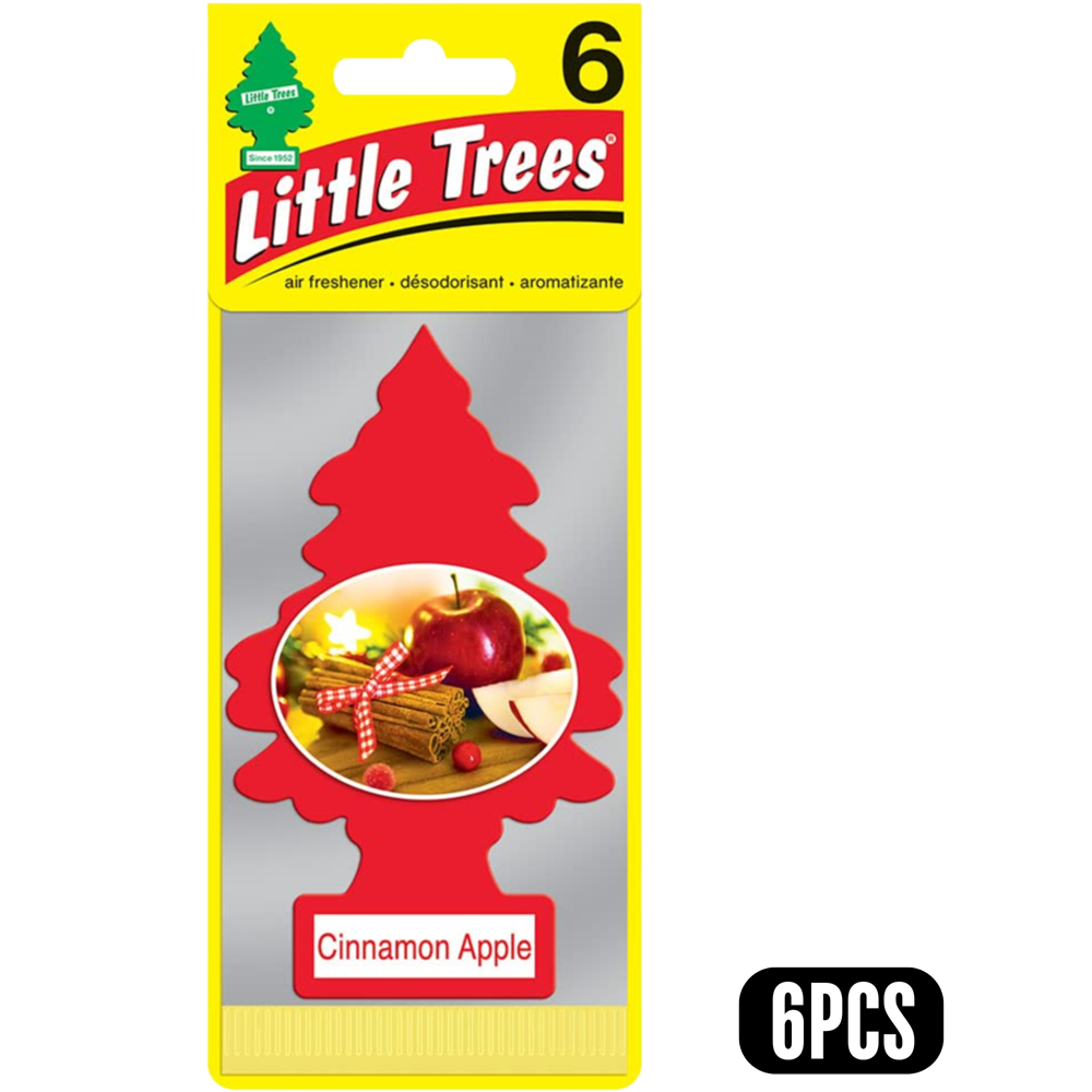 Little Trees Car Freshener Cinnamon Apple 6 Pk- hh-18292ca