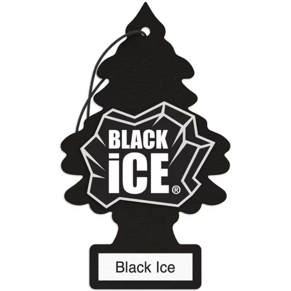 Little Trees Car Freshener Black Ice 6pk