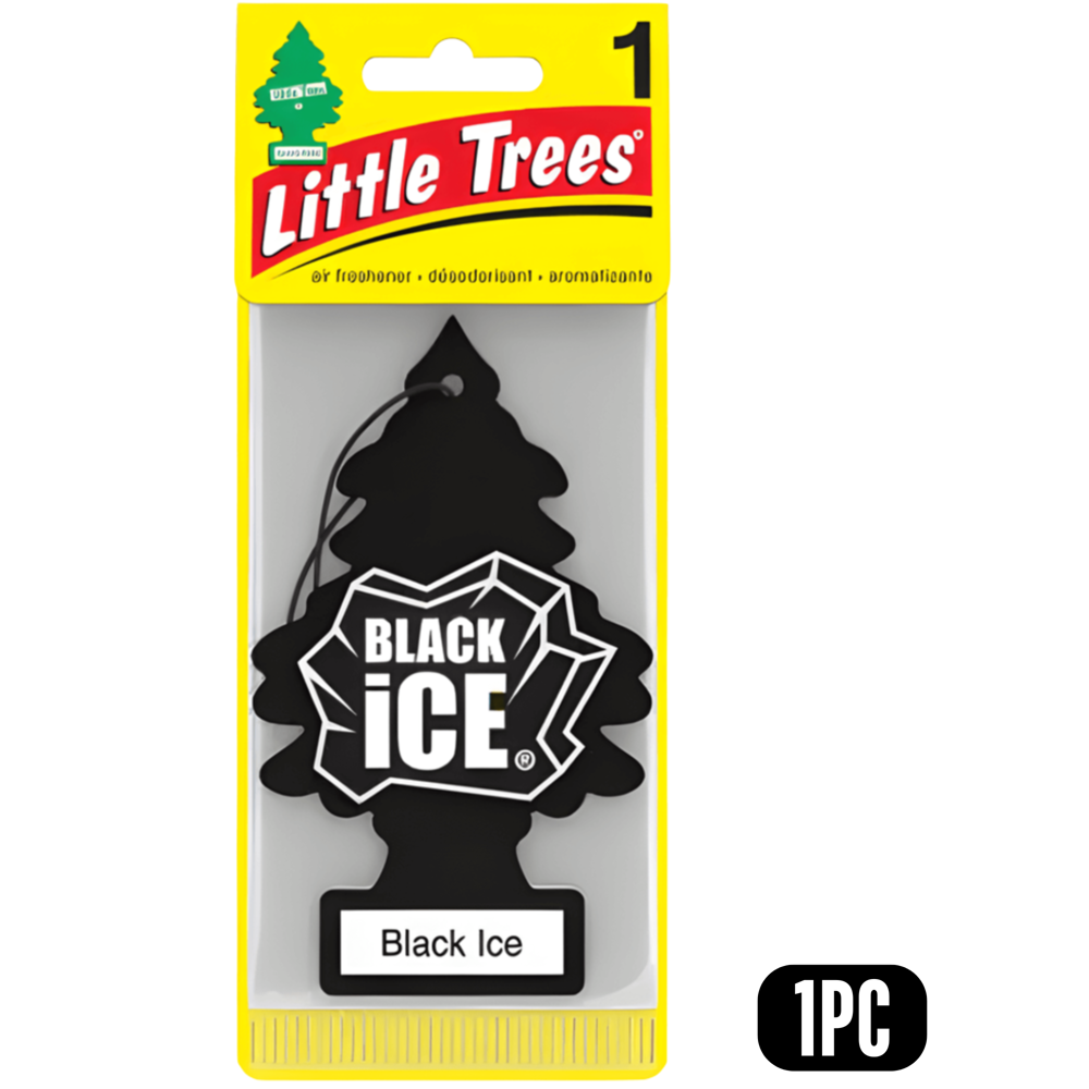 Little Trees Car Freshener Black Ice 1pc ($21.36 for 24pcs)