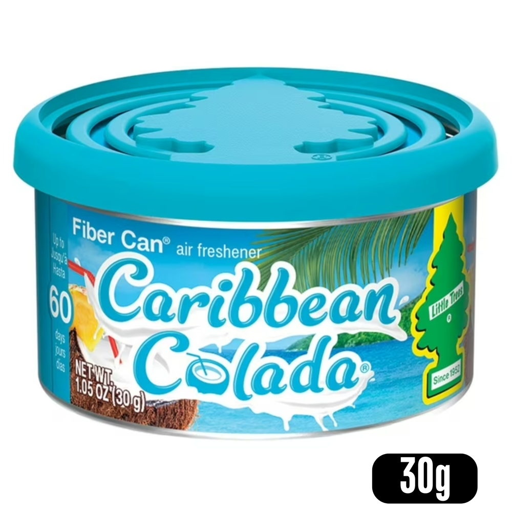Little Trees Car Freshener Fiber Can-caribbean Colada
