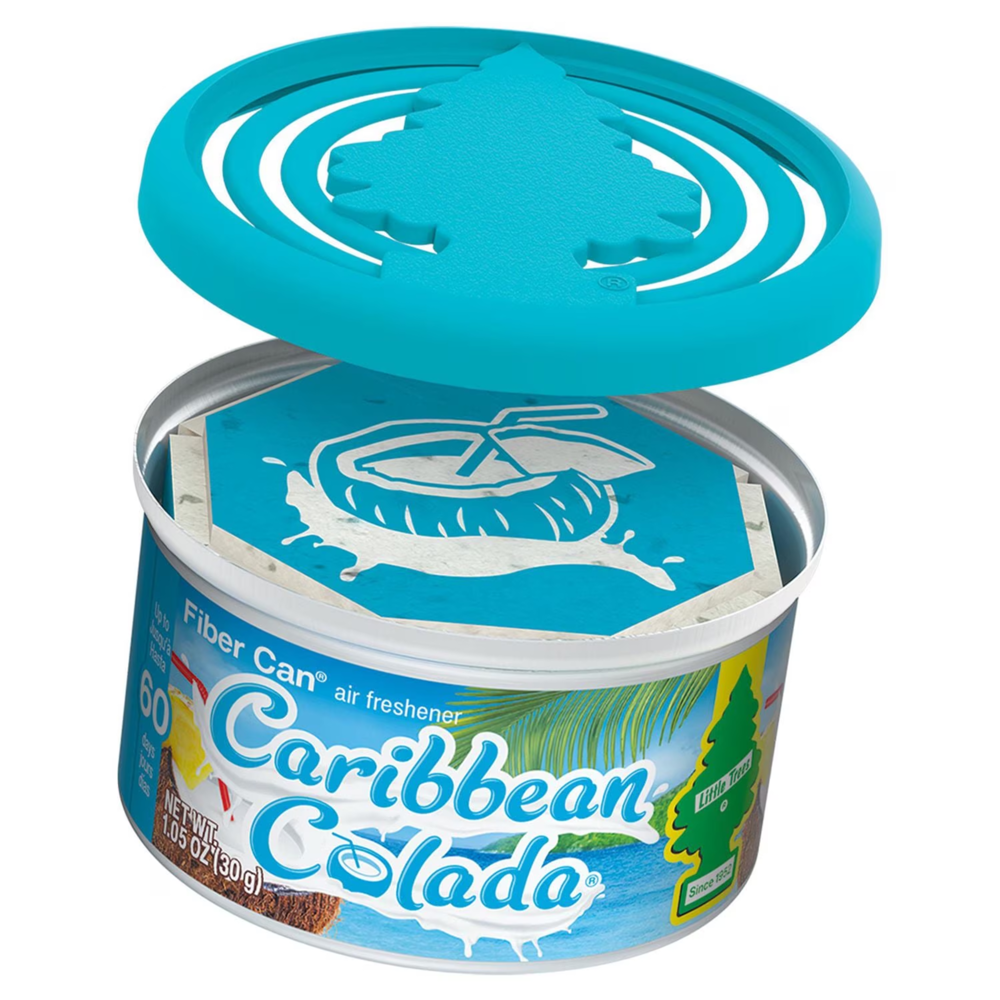 Little Trees Car Freshener Fiber Can-caribbean Colada