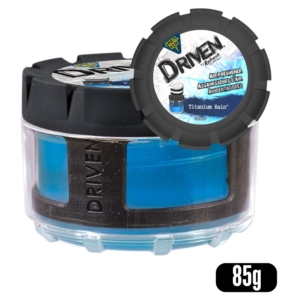 Driven Car Freshener Gel – Titanium Rain 85 g