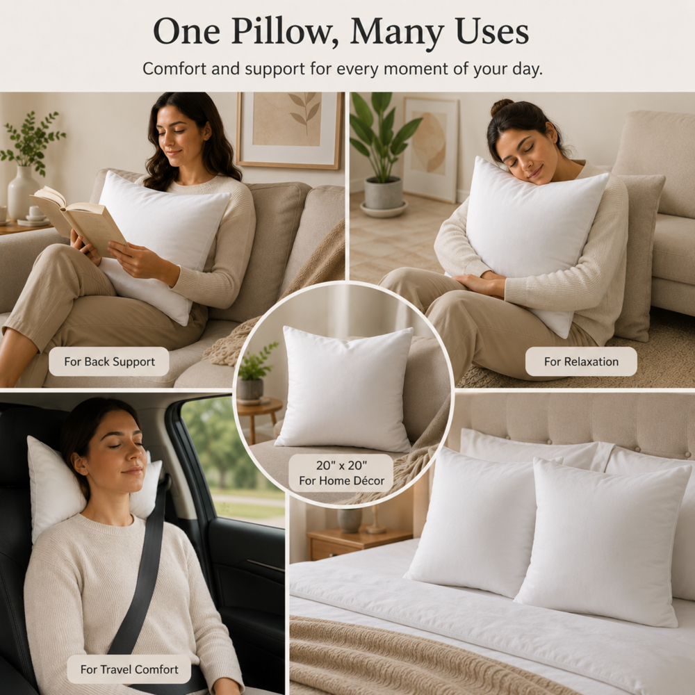 Pillow Cushion Polyester 20"x20"