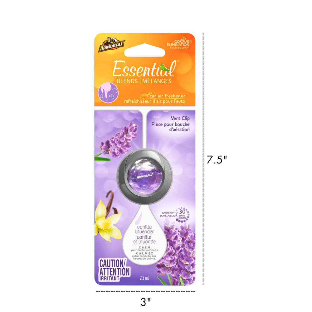 Armor All Vanilla Lavender Vent Clip 2.5 mL