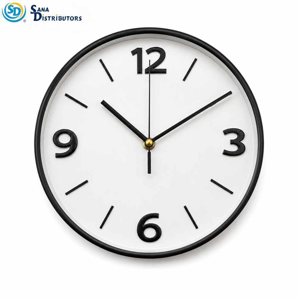 Wall Clock 9.5" - Assorted Colors