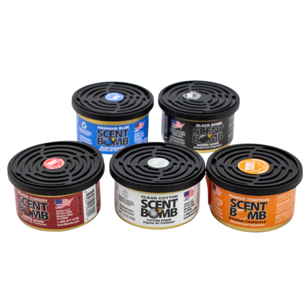 Scent Bomb Organic Air Freshener Cans Display 42 g ($34.68 for 12pc Display)