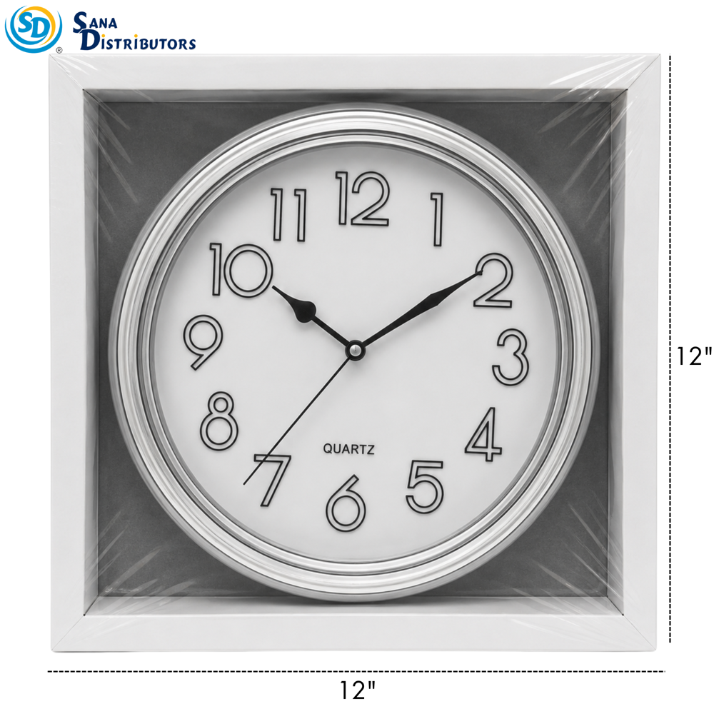 Quartz Wall Clock Ass.color