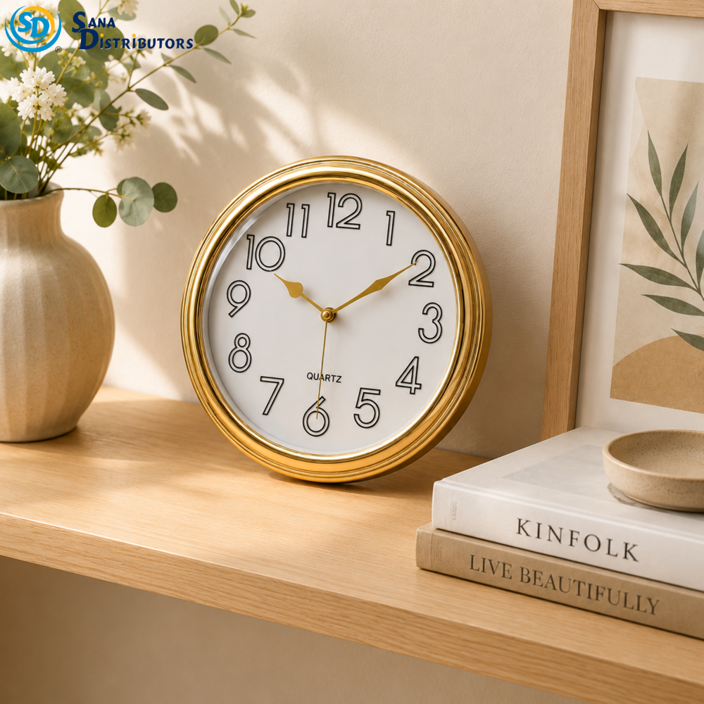 Quartz Wall Clock Ass.color
