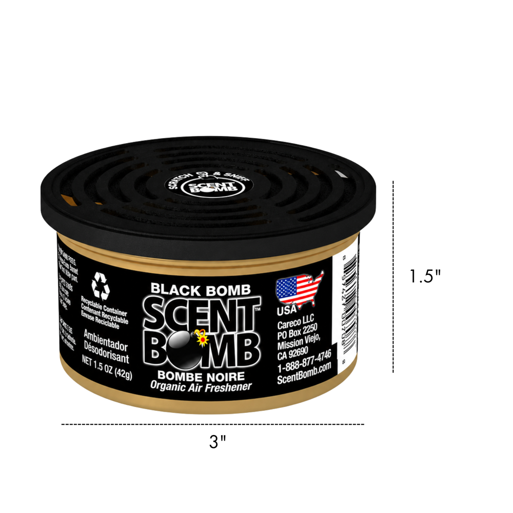 Scent Bomb Fiber Can 42 g - Black Bomb