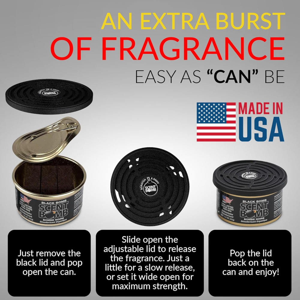 Scent Bomb Fiber Can 42 g - Black Bomb