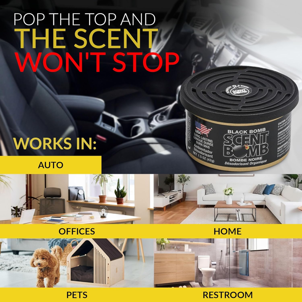 Scent Bomb Fiber Can 42 g - Black Bomb