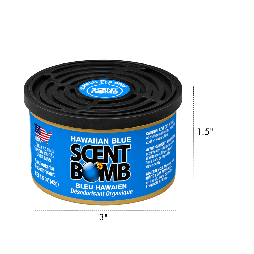 Scent Bomb Fiber Can - Hawaiian Blue - 42 g