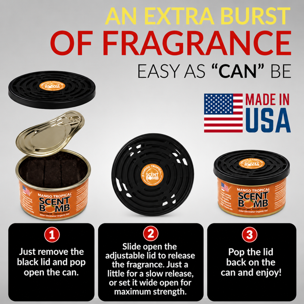 Scent Bomb Fiber Can 42 g - Mango Tropical