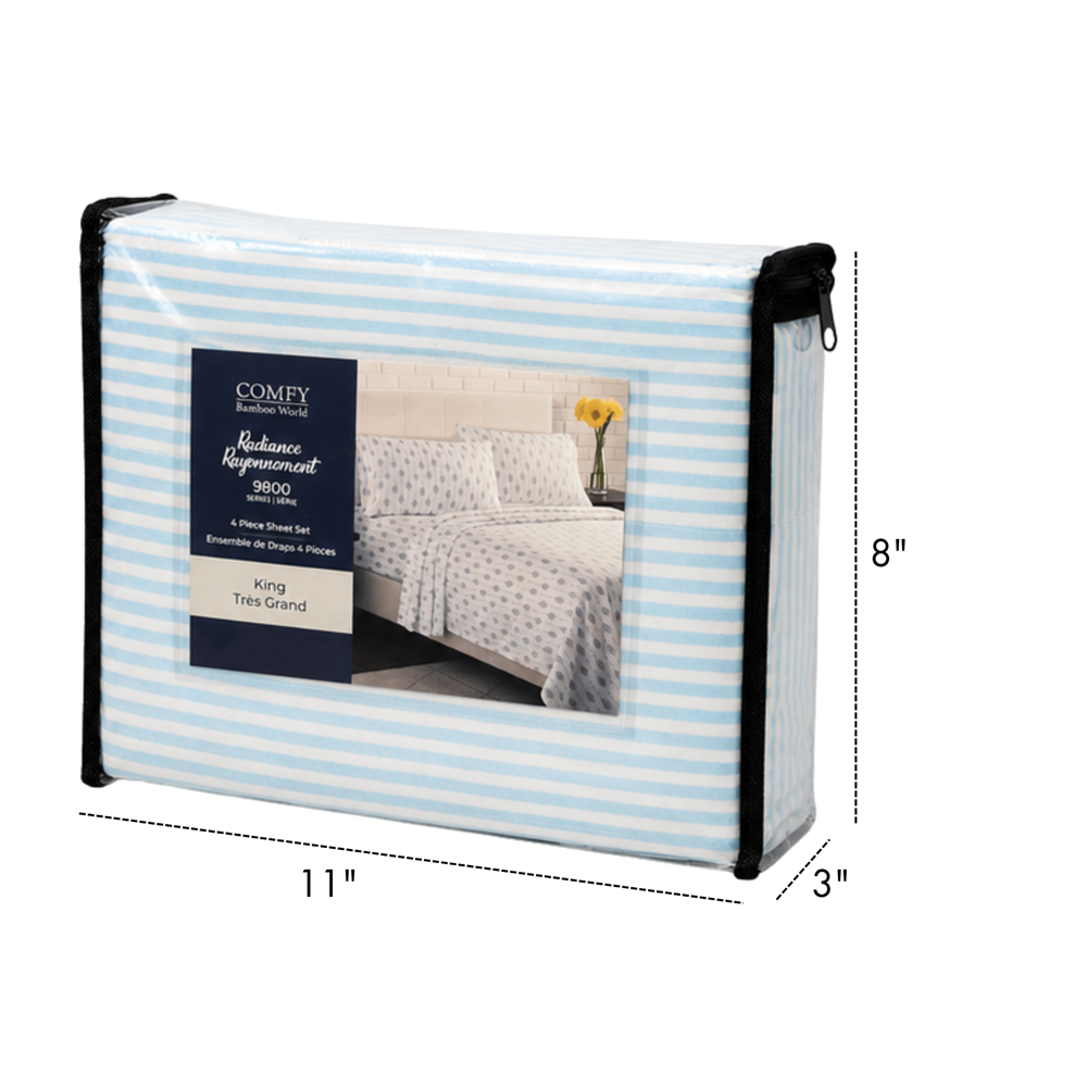 King Bedsheet Set 4pcs - Assorted Designs