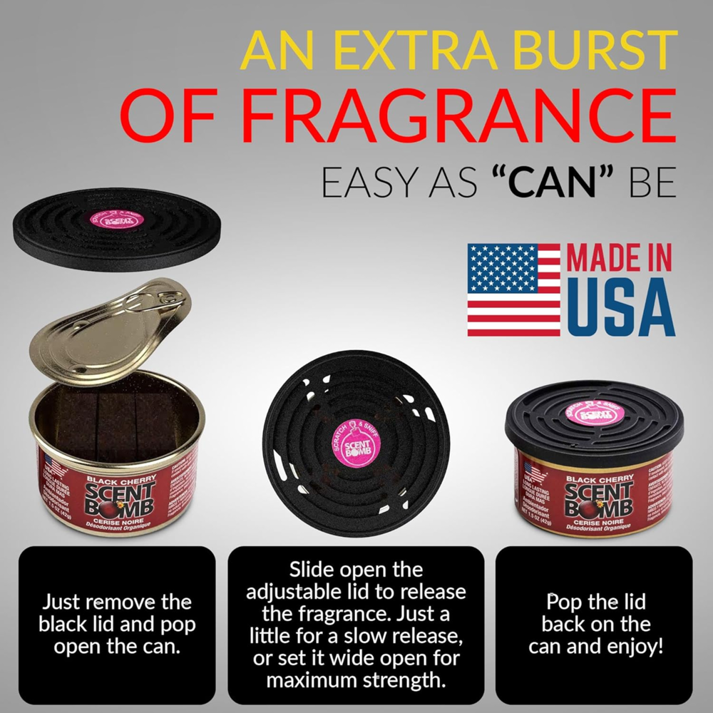 Scent Bomb Fiber Can 42 g - Black Cherry