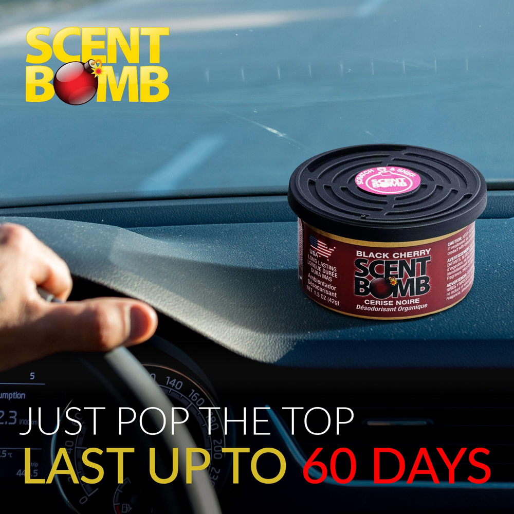 Scent Bomb Fiber Can 42 g - Black Cherry