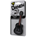 Driven - Hanging Car Air Freshener - Black Out Guitar