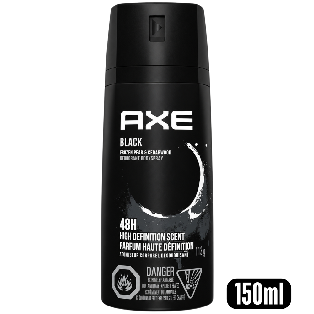 Axe Deo Body Spray - Black 150ml($33 for 12pcs)