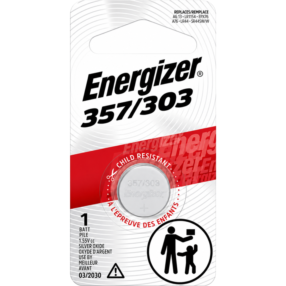 Energizer 357/303 1pc [Exp: 03/2030]