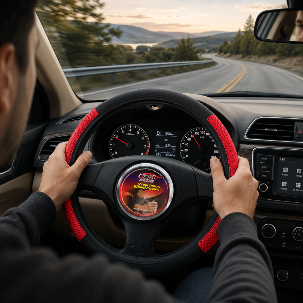 Steering Wheel Cover 15" - Assorted Colours