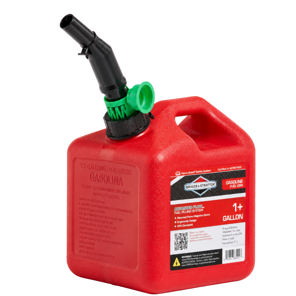 Briggs & Stratton Gasoline Fuel Can 1+ Gal