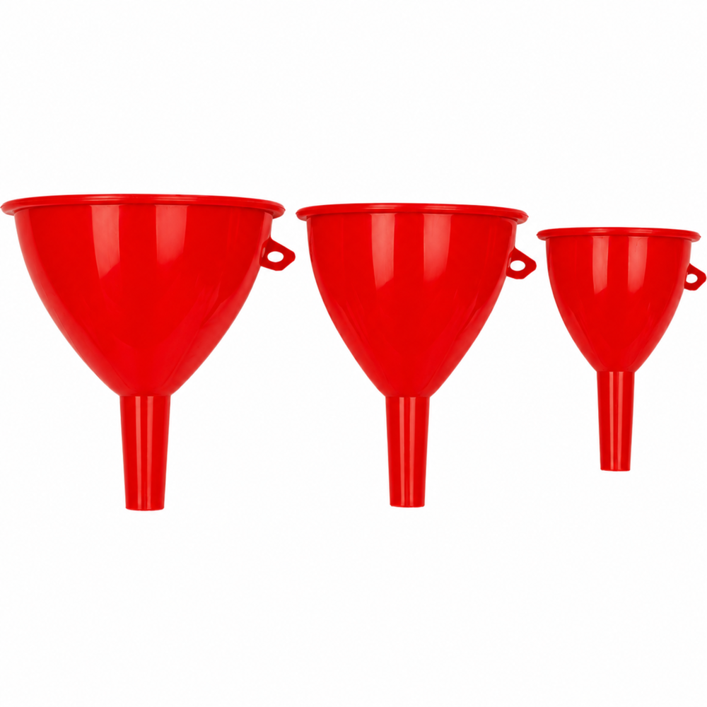 Funnel Set 3pcs [5"/4.5"/4"] - Assorted Colours