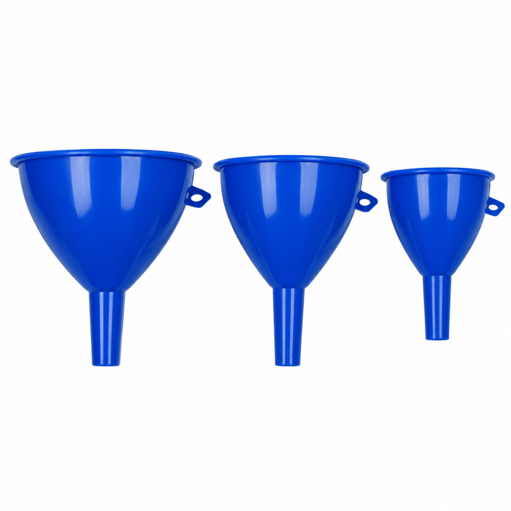 Funnel Set 3pcs [5"/4.5"/4"] - Assorted Colours
