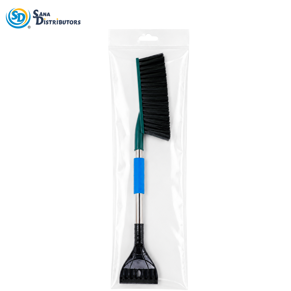 Snow Brush W/ Ice Scraper + Detachable Head 20"