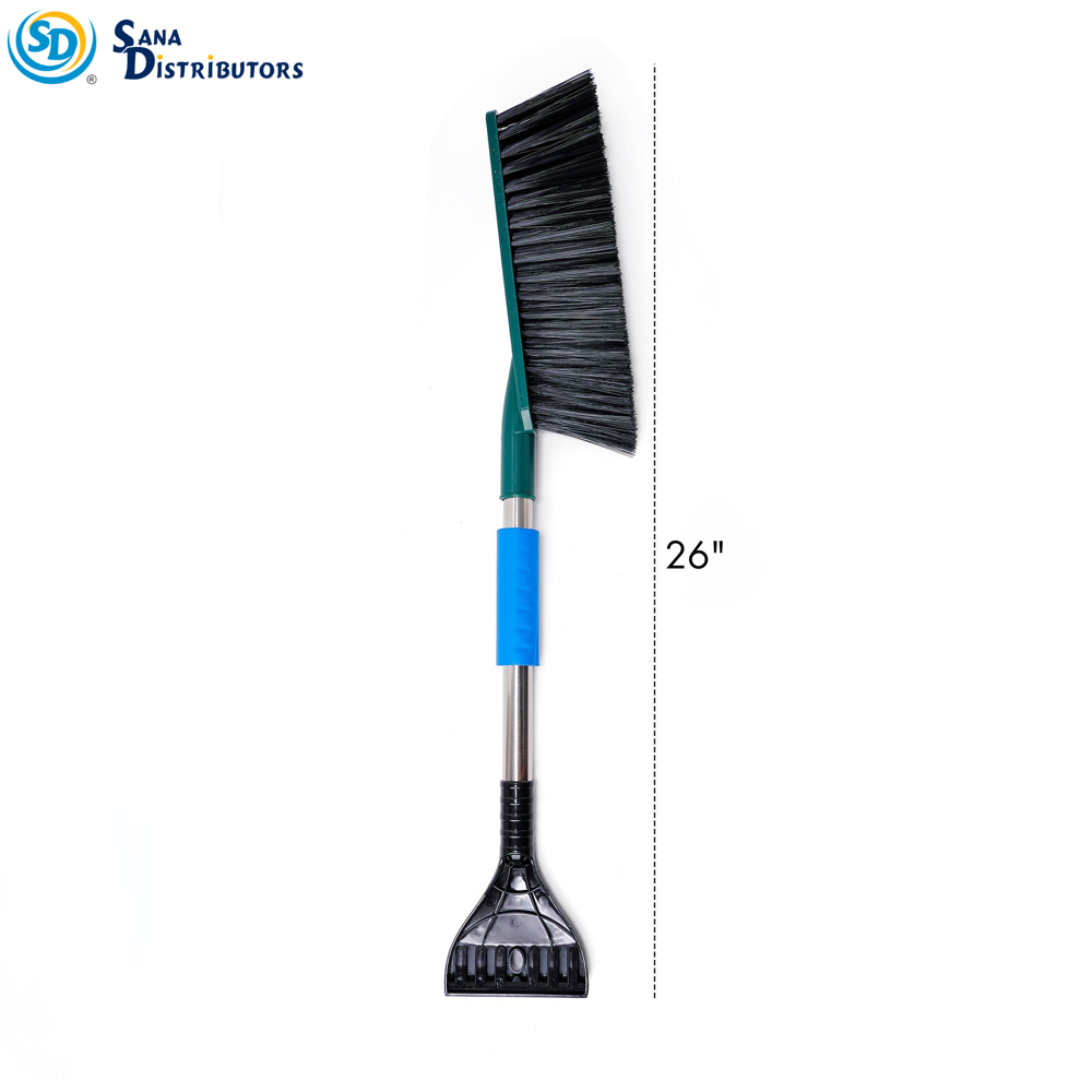 Snow Brush W/ Ice Scraper + Detachable Head 20"