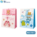 Baby Shower Gift Bags - Small - Assrtd. 12pcs ($0.41 per Unit