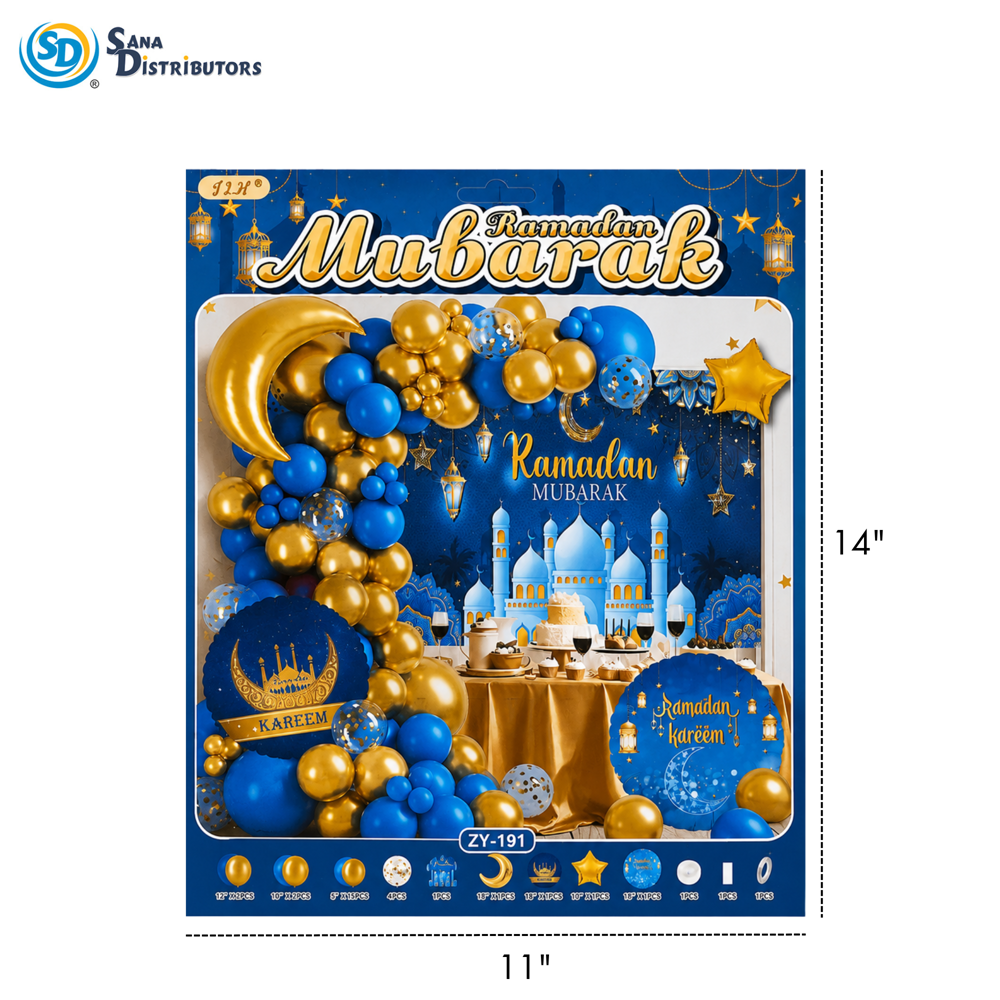 Ramadan Mubarak Complete Decoration Set